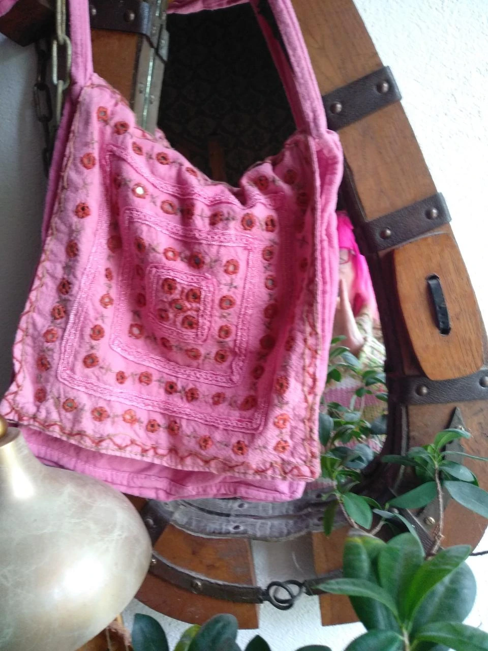 Saco indiano com bordados e miçangas – photo 3